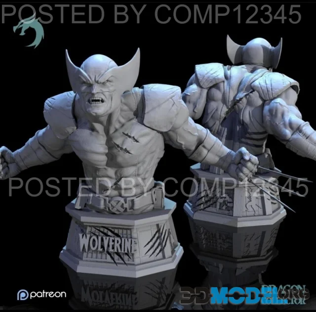 WolverineBust – Printable