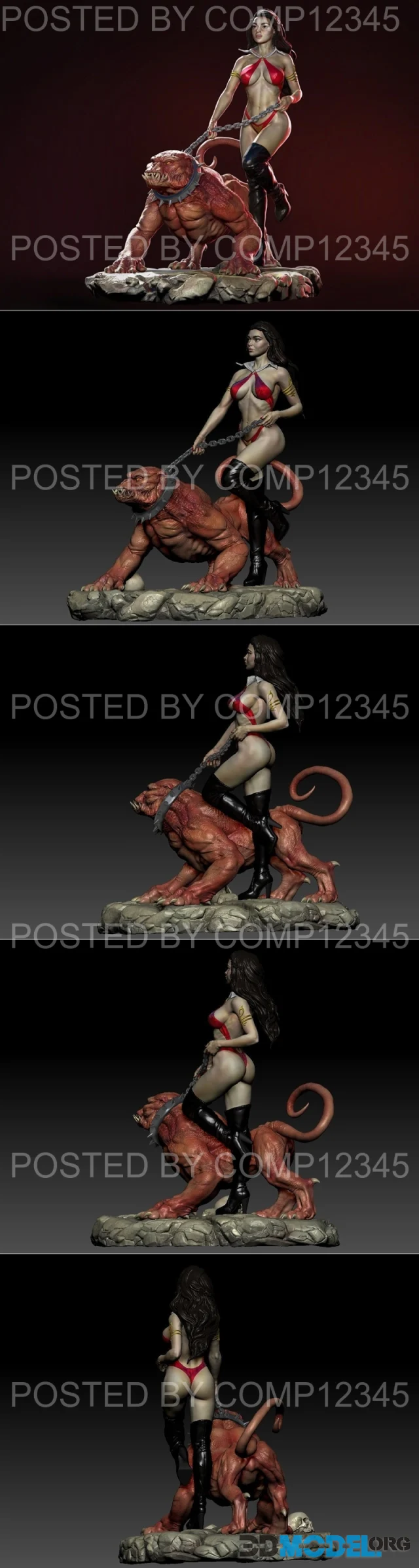 Vampirella and her Helldog – Printable