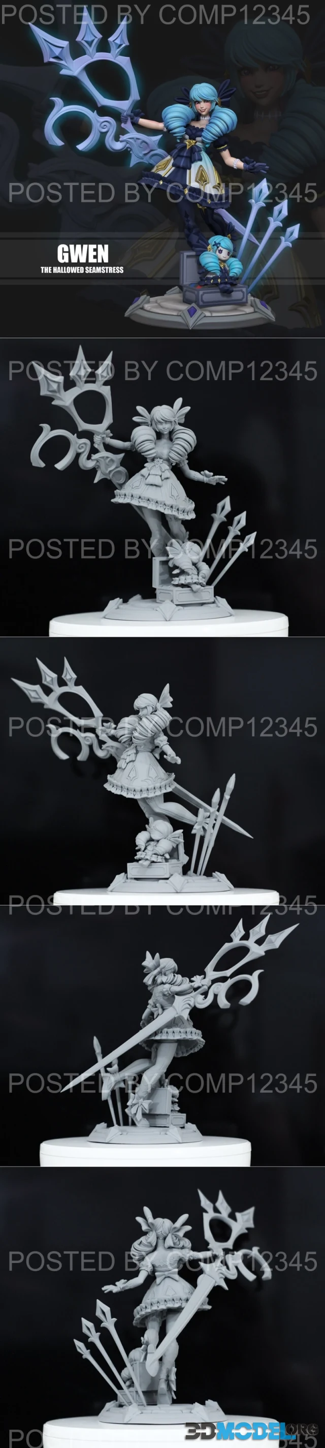 League of Legends Gwen – Printable