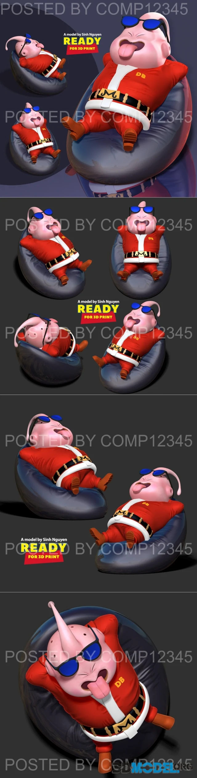 Santa Buu Resting – Printable