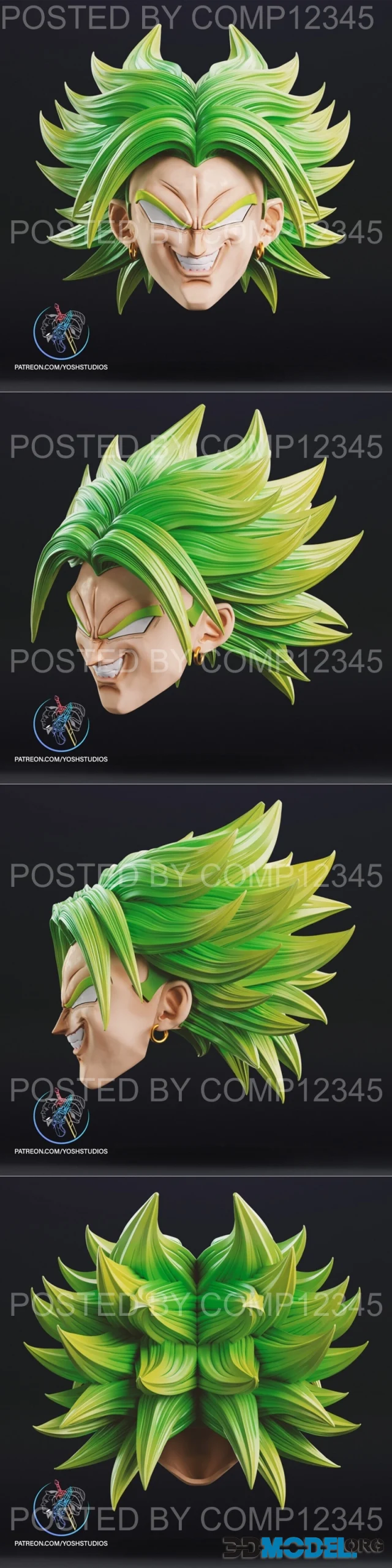 Broly Mask – Printable