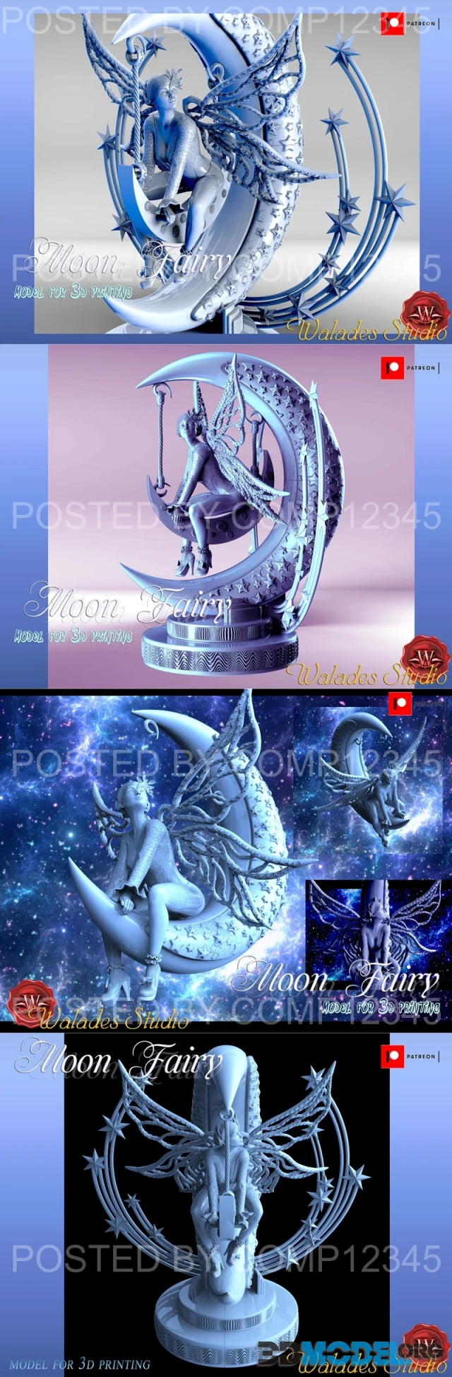 Walades Studio - Moon Fairy – Printable