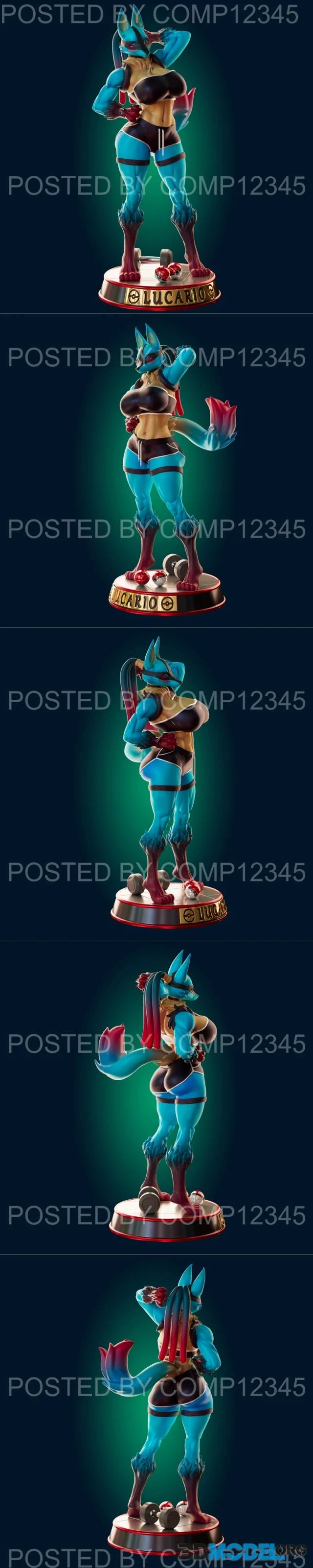 Lucario – Printable