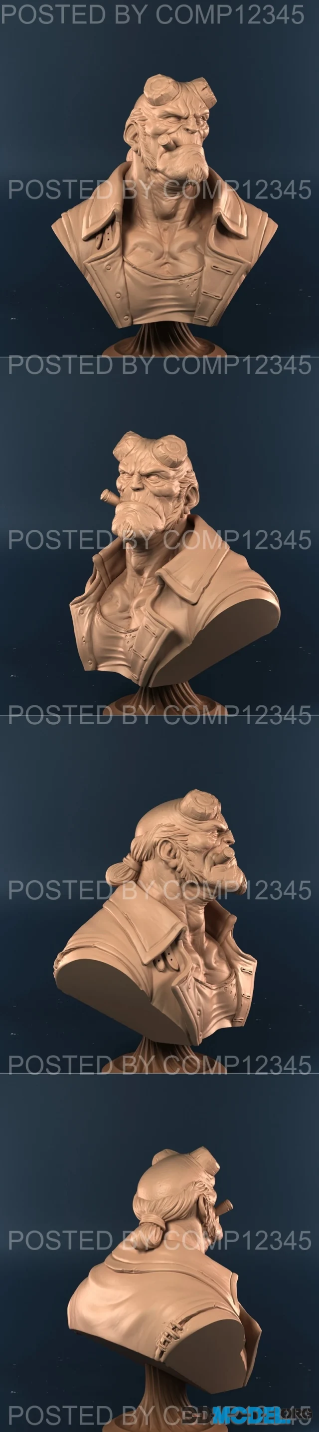 Hell Boy Bust – Printable