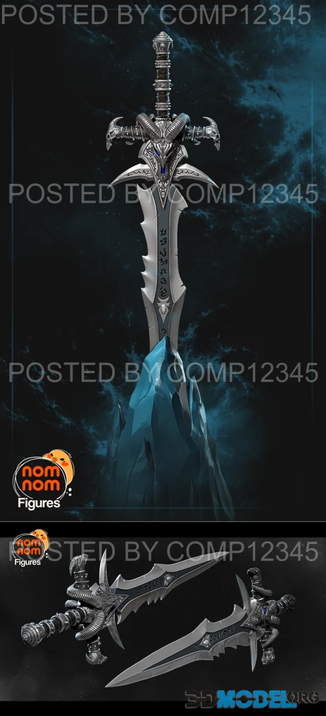 Nomnom Figures - Frostmourne Sword – Printable