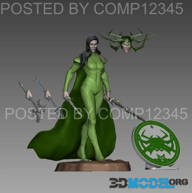 Hela statue – Printable