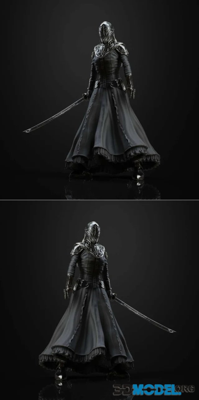 3D Model Yuria Of Londor Dark Souls 3 Printable   1693136760 3d Model Org5.webp