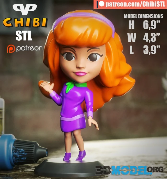 Daphne Chibi – Printable