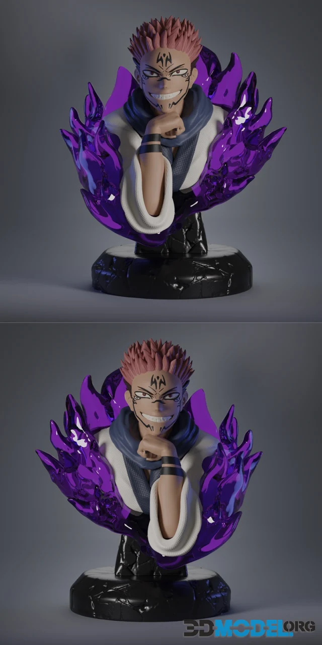 Ryomen Sukuna Bust – Printable