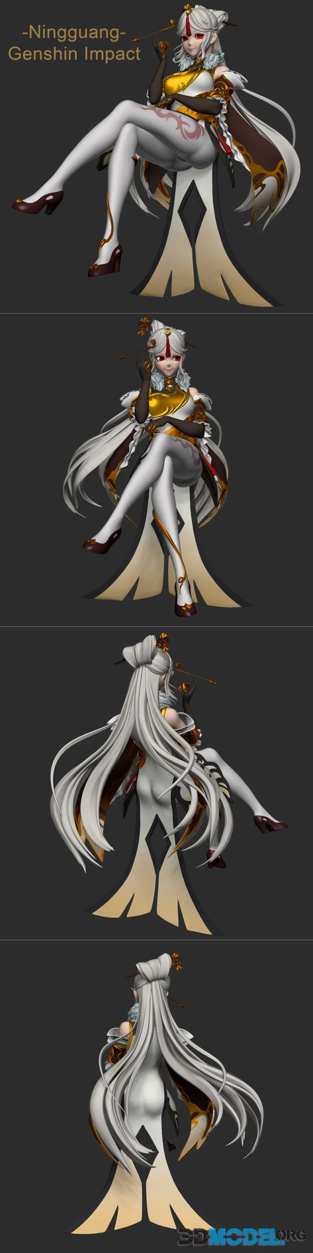 Ningguang Genshin Impact – Printable