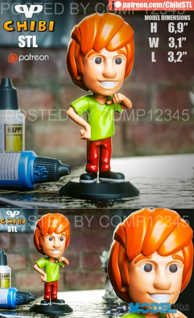 Shaggy Chibi – Printable