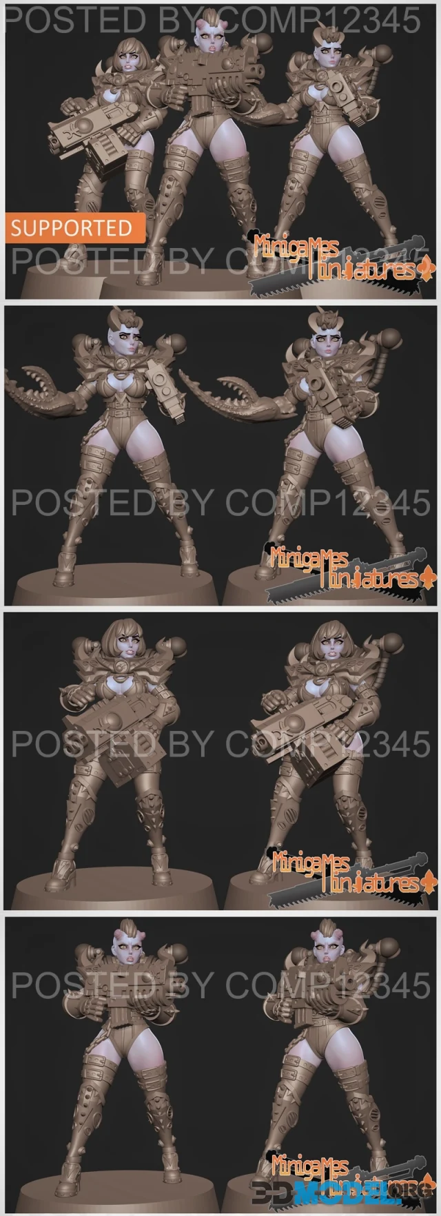 Minigames Miniatures - Sisters Of Corruption Anime Figurines May 2023 – Printable