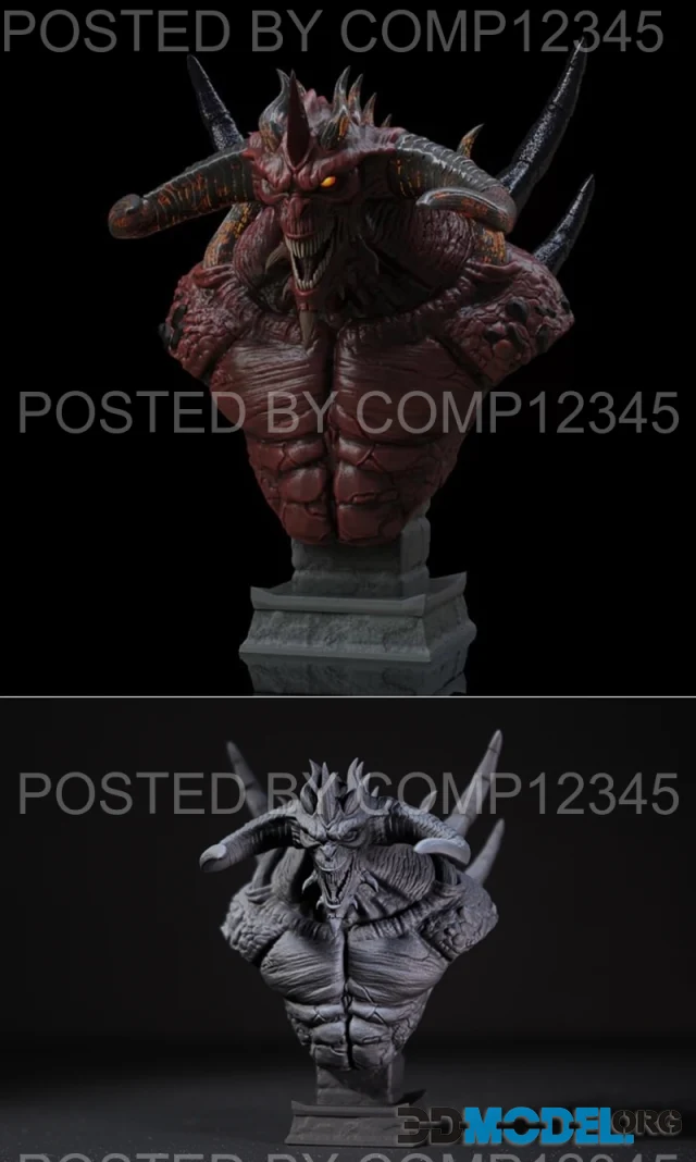 Fotis Mint - Diablo Bust – Printable