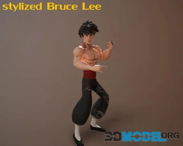 Bruce Lee stylized (PBR)