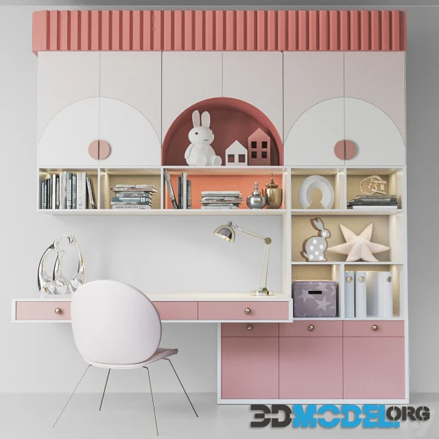 Childrens wardrobe and decor toys and stationery