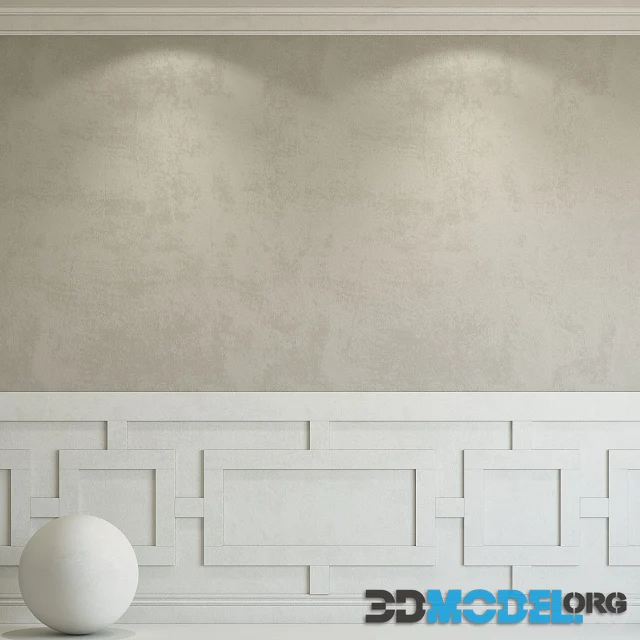 Decorative plaster with molding 191