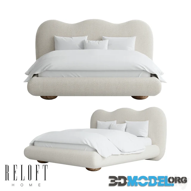 Double bed WAVE WAV00524 by RELOFT HOME