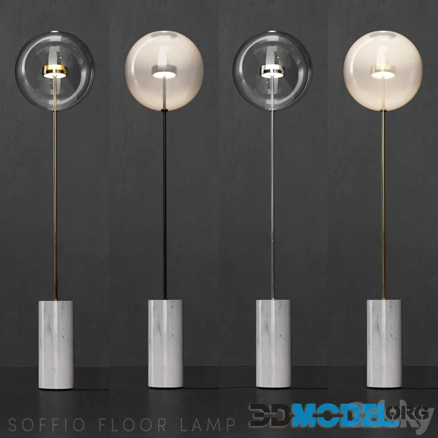 Floor lamp G & C Bolle Soffio (short)