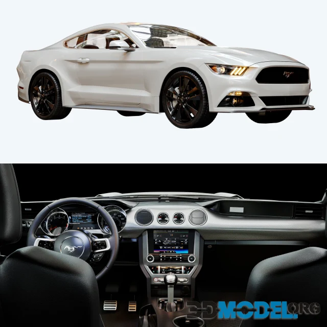 Ford Mustang GT white