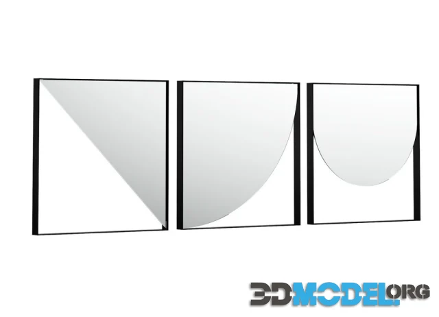 3D Model – Geo Wall Mirror by Schonbuch