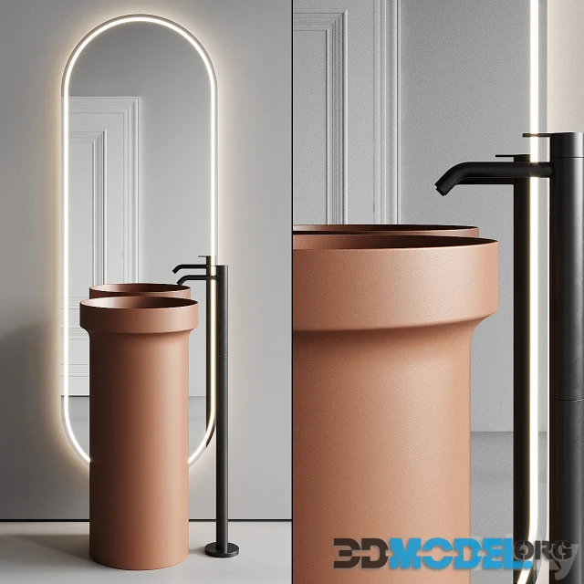 Inbani Arc Vanity Unit Set 1
