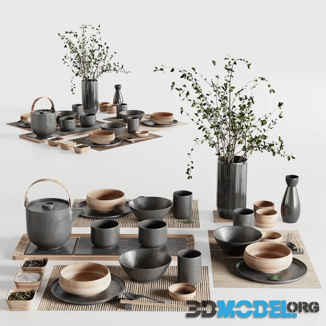 Japanese tableware set 20