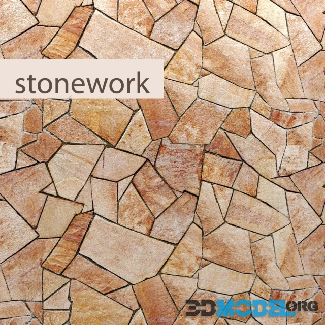 Masonry stone wall