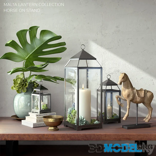 Pottery barn DECORATIVE SET