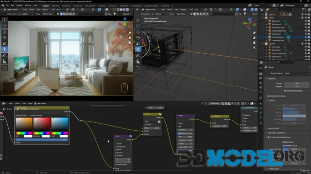 Realtime Architecture with Blender