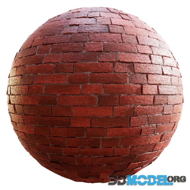 Red brick wall 59 91 4K