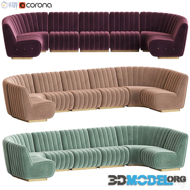Sophia long sofa