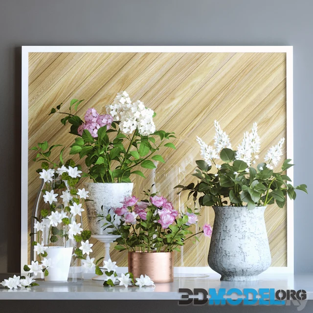 Set of Spring flowers 2