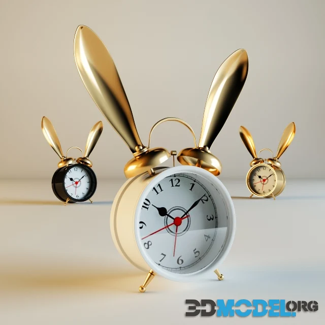 The Emily & Meritt Bunny Alarm Clocks