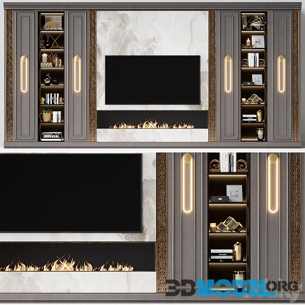 TV Wall Modern 72