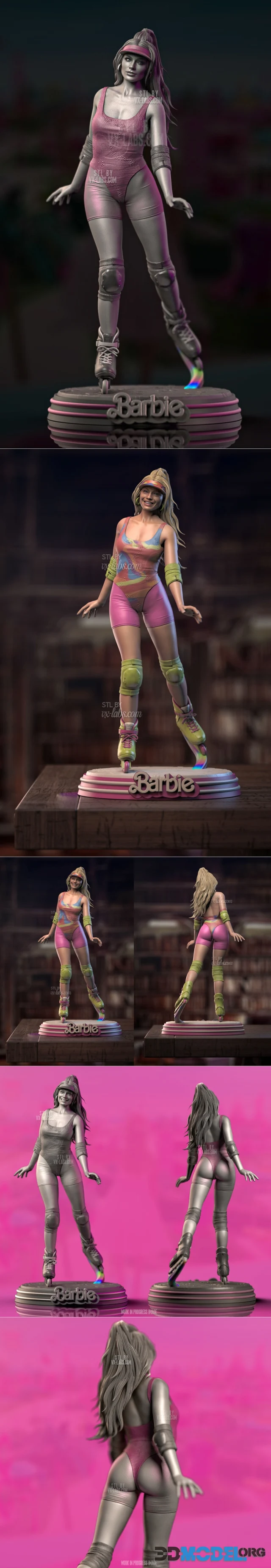 3D Model – Barbie and Extras – Printable