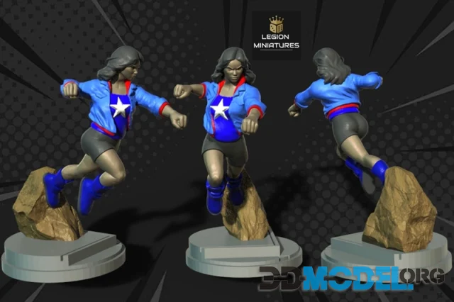 America Chavez by Legion Miniatures – Printable