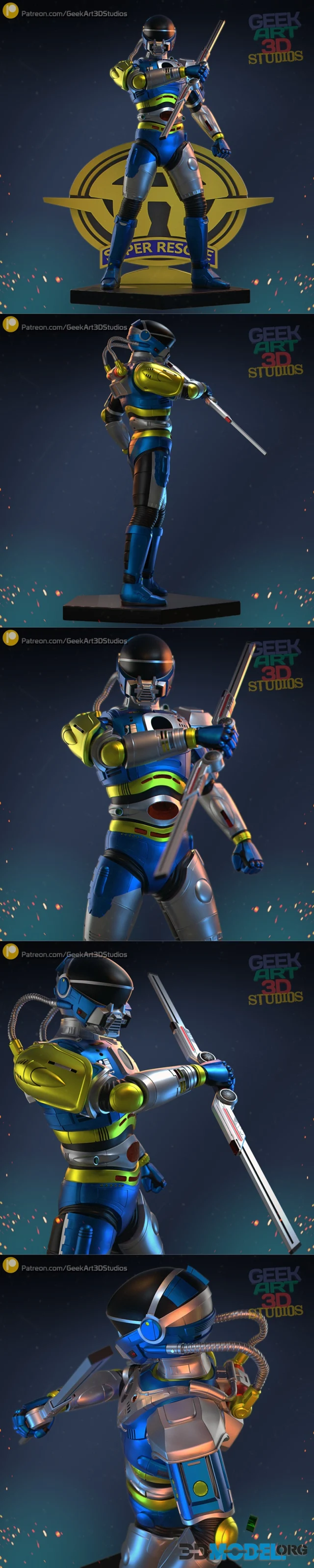 Geek Art 3D Studios - Solbraver – Printable
