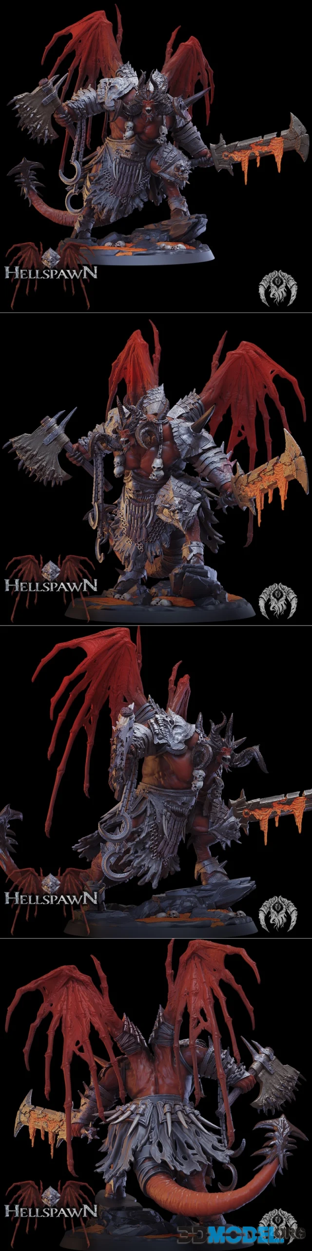 Bestiarum Miniatures - Pit Lord – Printable