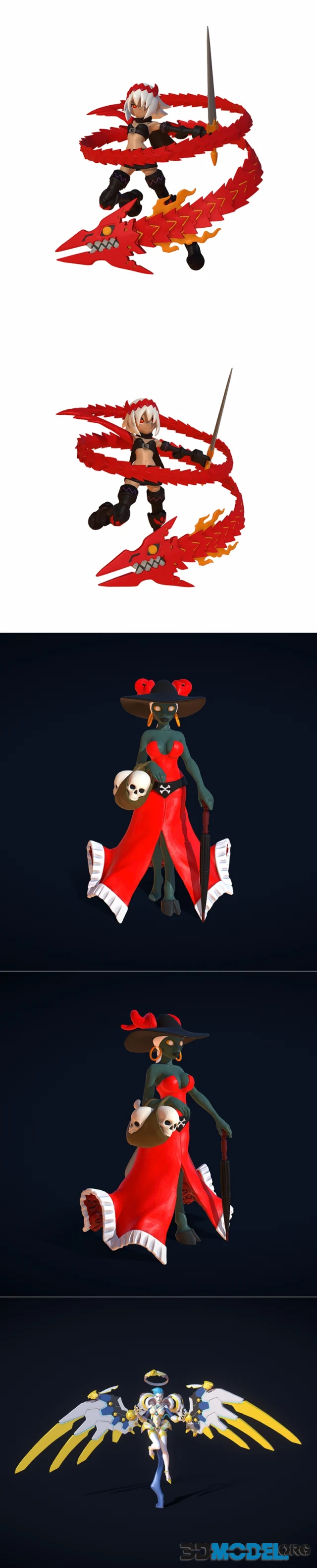 Dragon MFD and Duelyst and La Diablesse – Printable