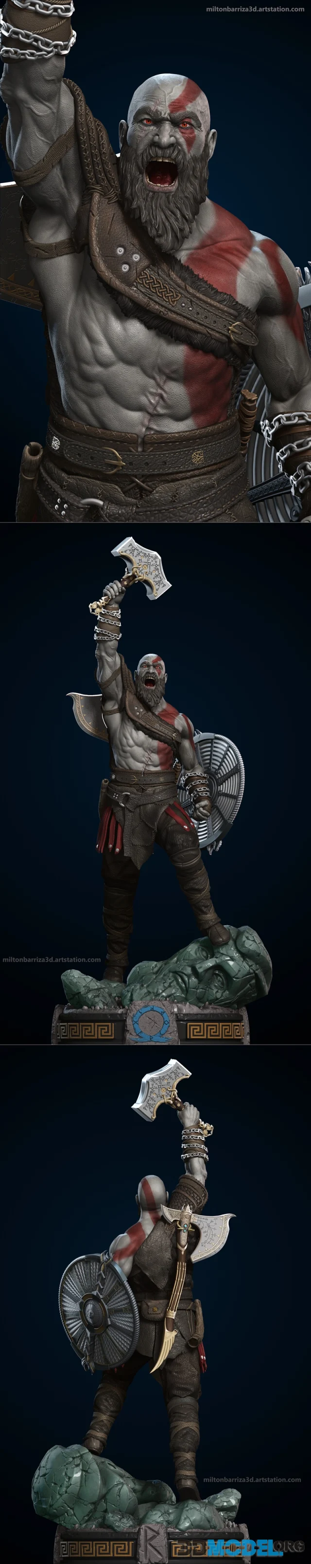 Kratos by Milton Barriza – Printable