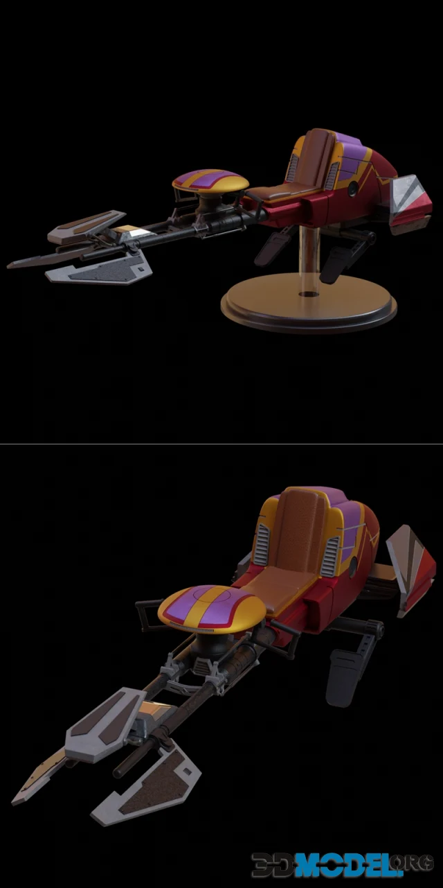 3D Model – Sabines speeder (Ahsoka) – Printable