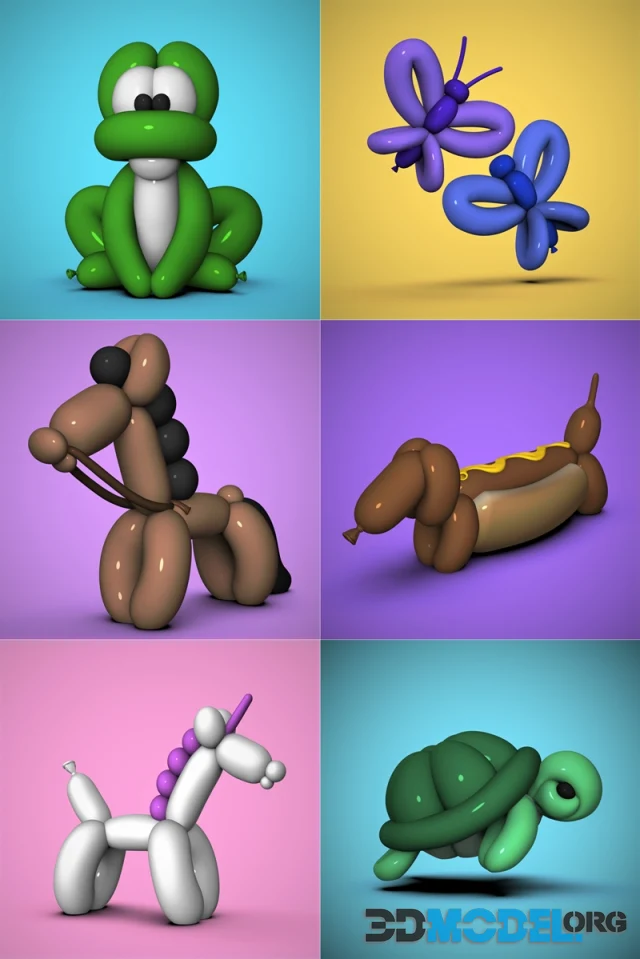 Balloon Animals – Printable