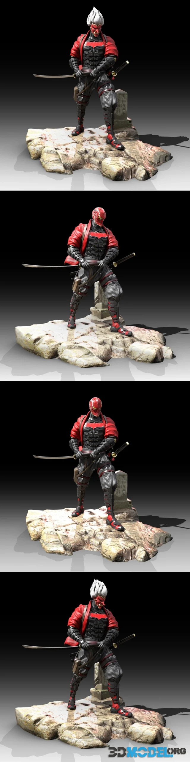 Red Hood Samurai – Printable