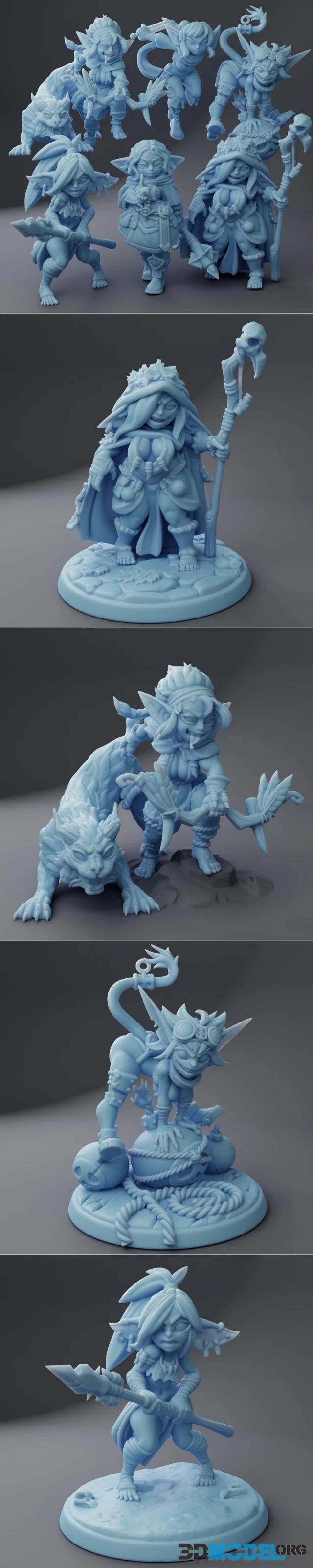 Twin Goddess Miniatures - Goblin Month 2 September 2023 – Printable