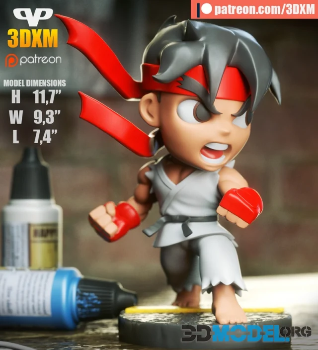 Ryu Chibi – Printable