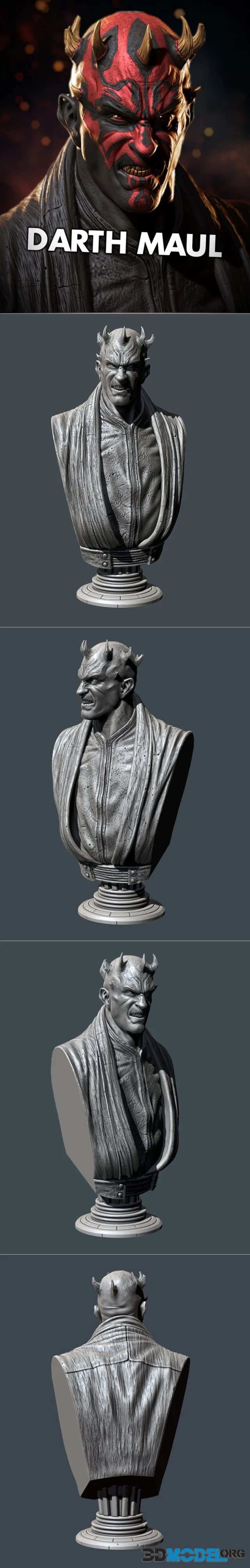 Maul Bust – Printable