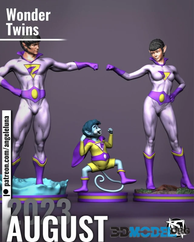 Angel e luna - Wonder Twins – Printable