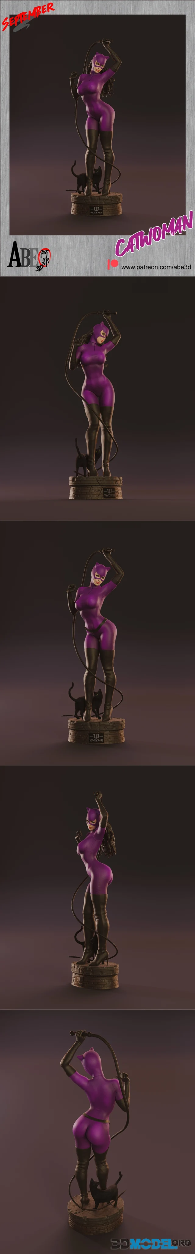 Abe3D - Catwoman – Printable