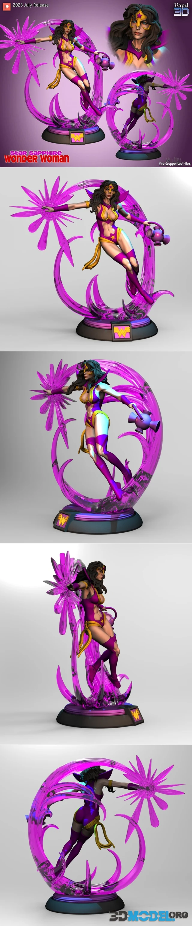 Star Sapphire Wonder Woman – Printable