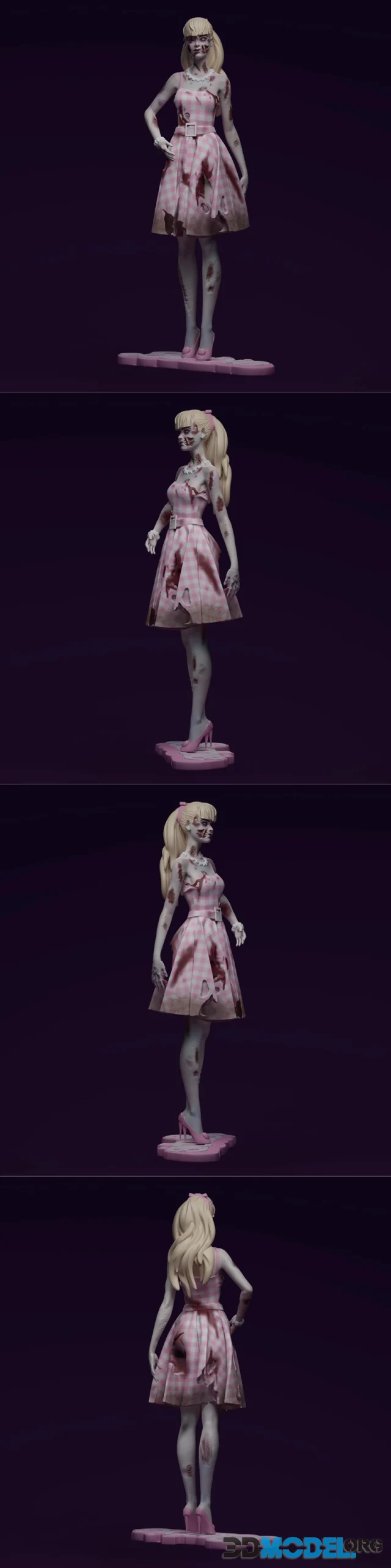 Zombie Barbie – Printable